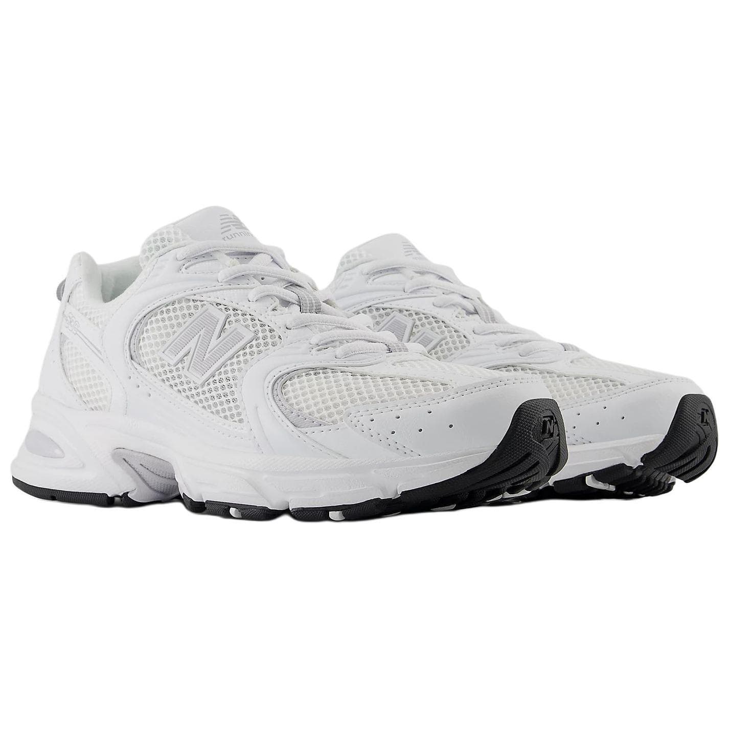 Кроссовки New Balance NB 530 Удобная Устойчивая к истиранию Низкий Верх Повседневная Обувь Унисекс Белый Серый - изображение 2