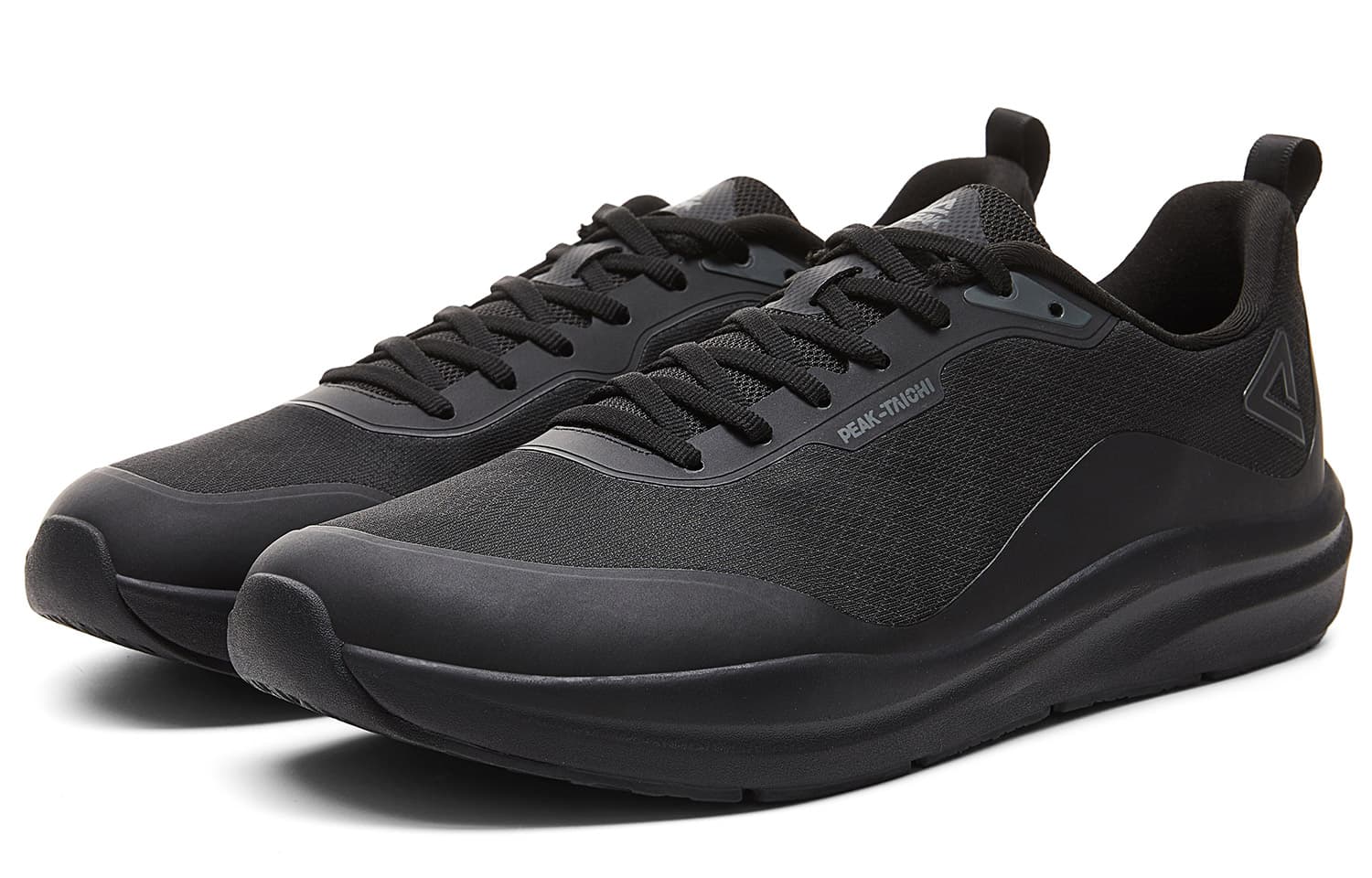 Кроссовки Peak TaiChi Barefoot Кроссовки для ходьбы Дышащий Low Топ Повседневная обувь Мужской Чисто черный - изображение 3