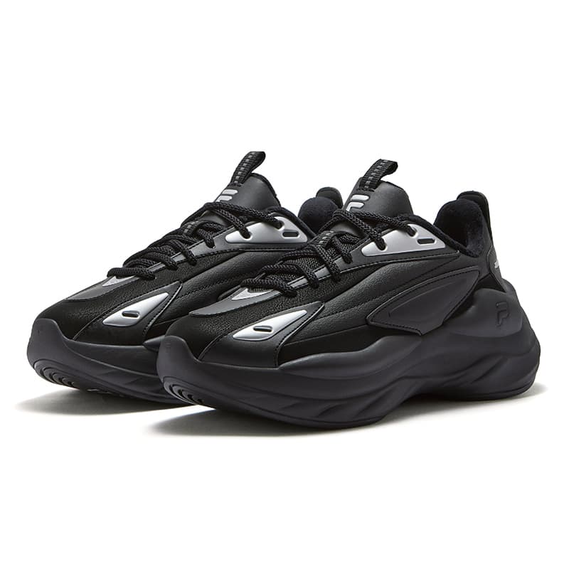 Кроссовки FILA FUSION BUZZARD Meteorite Shoes Синтетическая кожа Низкий верх Повседневная обувь Женская Черная - изображение 2