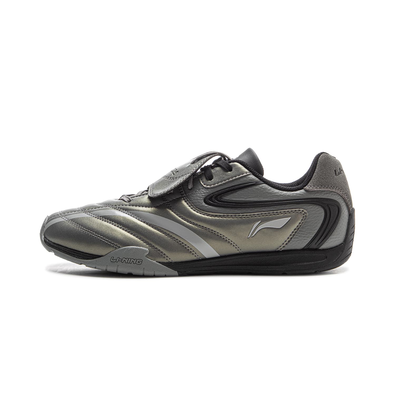 Кроссовки Li NING Film Pulse Дышащий Low Топ Повседневная обувь Мужской Асфальтовый серый - изображение 1