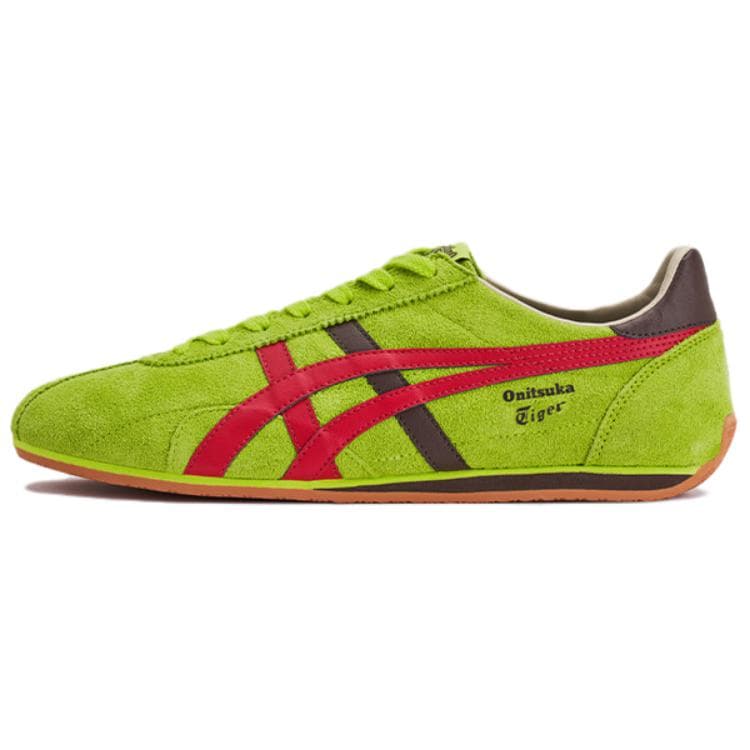 Кроссовки Onitsuka Tiger Runspark Спортивный ретро стиль устойчивый к истиранию низкий топ повседневная обувь унисекс фуксия - изображение 1
