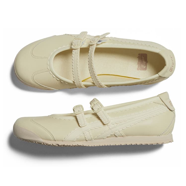 Кроссовки Onitsuka Tiger MEXICO 66 TGRS Лоу-топы Повседневная обувь Женские Бежевый - изображение 5