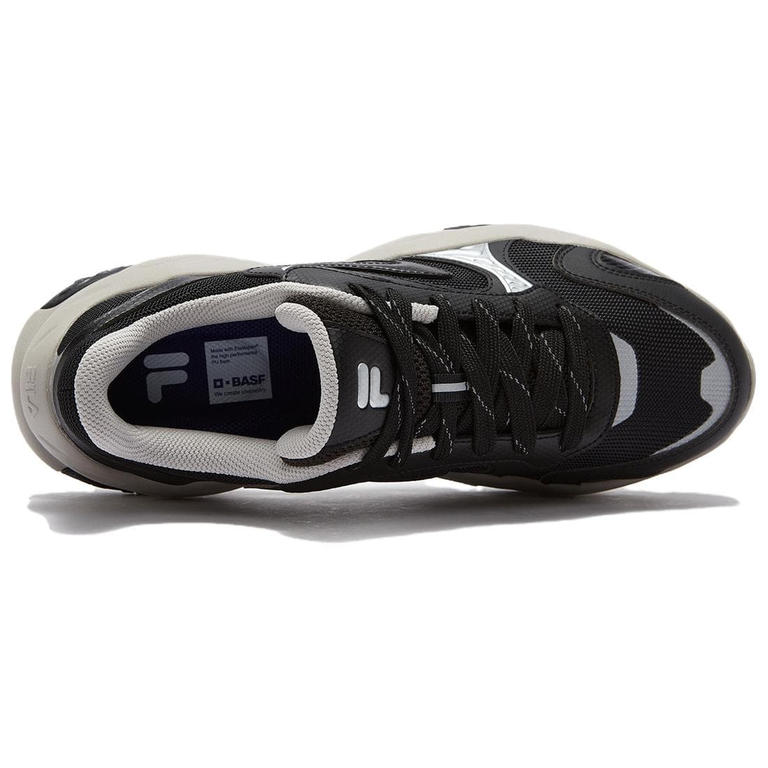 Кроссовки FILA FUSION CHEESE DX Сыры Устойчивые к истиранию Низкие Повседневные Мужские Черные Кроссовки - изображение 3