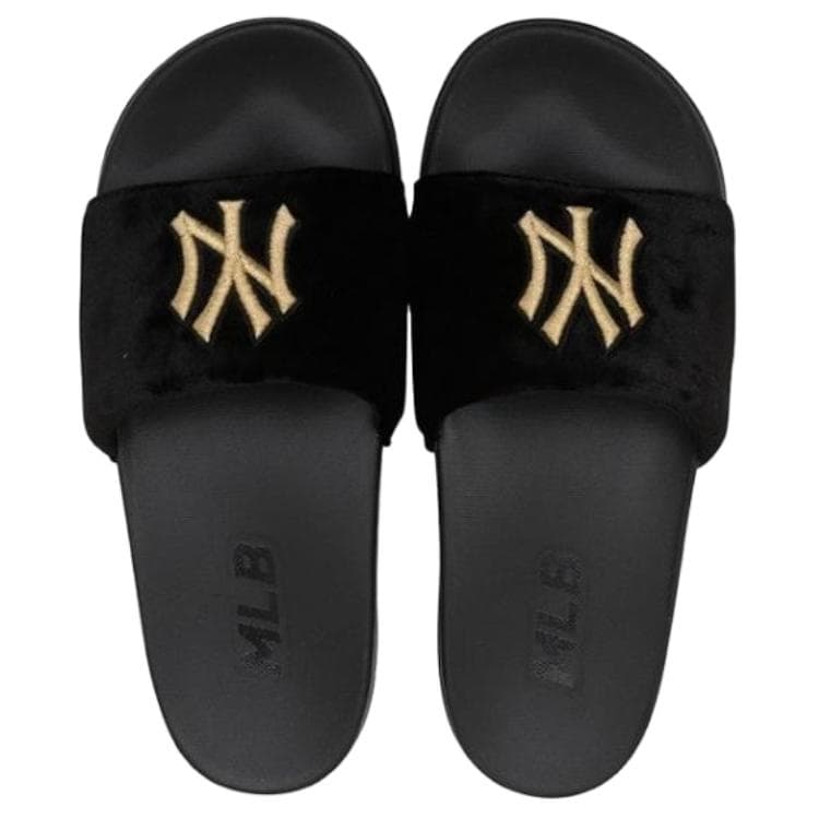Сандалии MLB New York Yankees противоскользящие шлепанцы унисекс черные - изображение 4