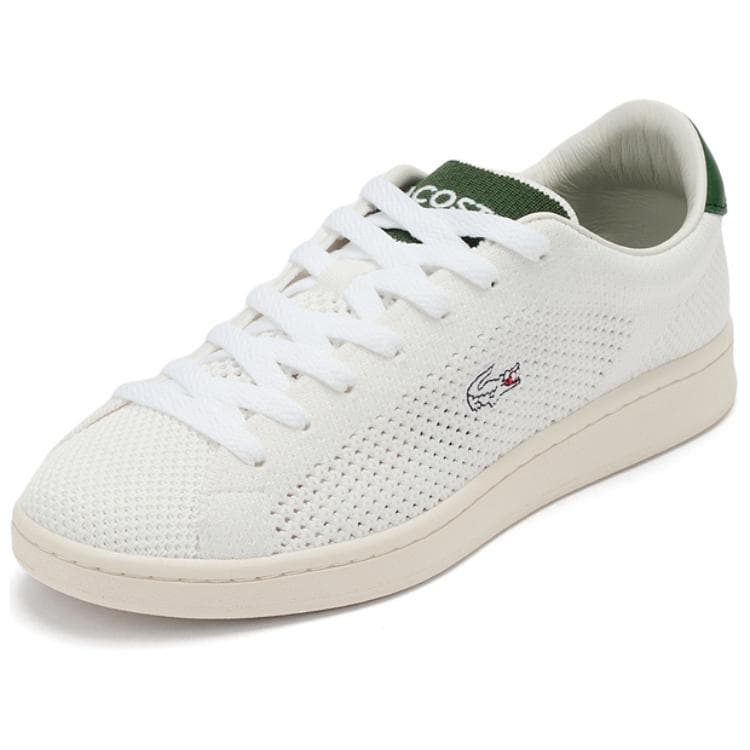Кроссовки LACOSTE Износостойкий Дышащий Низкий Верх Повседневная Обувь Женская Белая - изображение 2