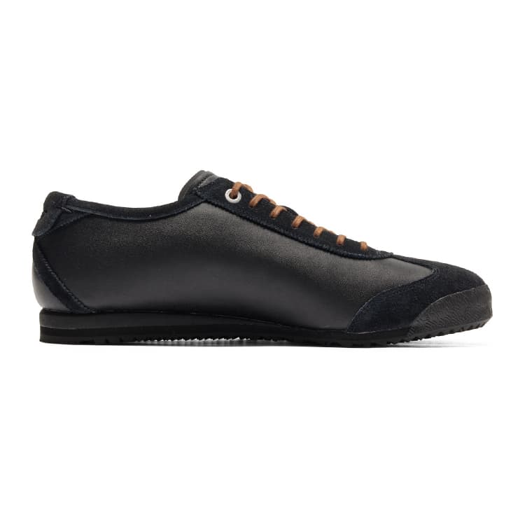 Кроссовки Onitsuka Tiger MEXICO 66 Устойчивая к истиранию Низкая Повседневная Обувь Унисекс Черная - изображение 2