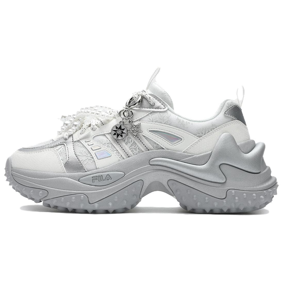 Кроссовки FILA SOFIA Fishbone Shoes визуально увеличивает рост устойчивые к истиранию легкие низкие массивные кроссовки - изображение 1