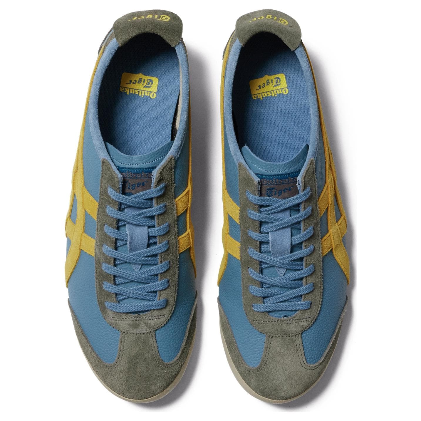 Кроссовки Onitsuka Tiger MEXICO 66 Нескользящая Легкая Низкая Повседневная Обувь Унисекс Синяя - изображение 5