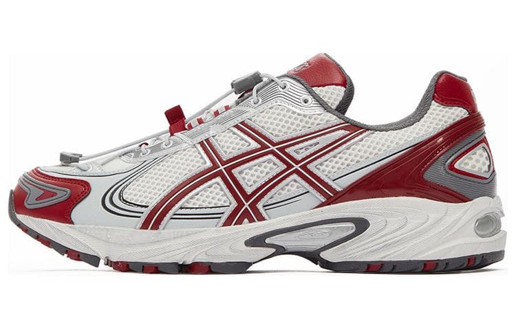Кроссовки Asics Gel Kahana TR V4 Амортизация Дышащий Низкий Верх Повседневная Обувь Унисекс Серый Красный - изображение 2