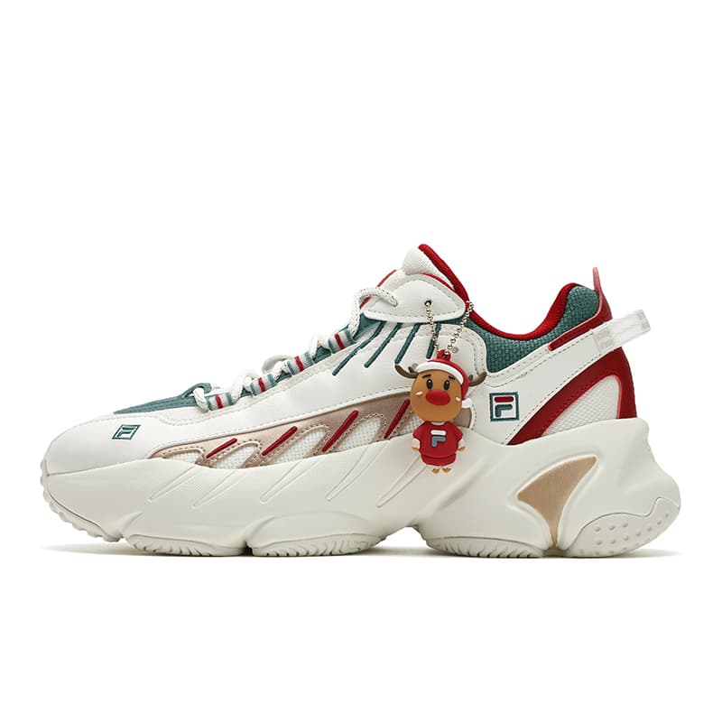 Кроссовки FILA Ade XMAS Low Топ Повседневная обувь Женская Белая - изображение 1