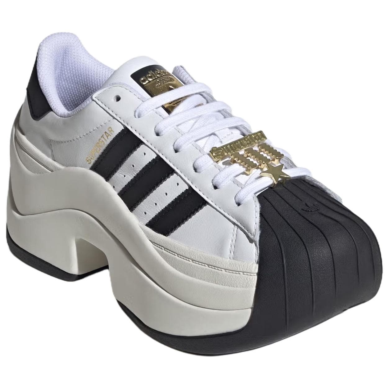 Кроссовки Adidas Originals Superstar Повседневная обувь Женская Черно-белая - изображение 3