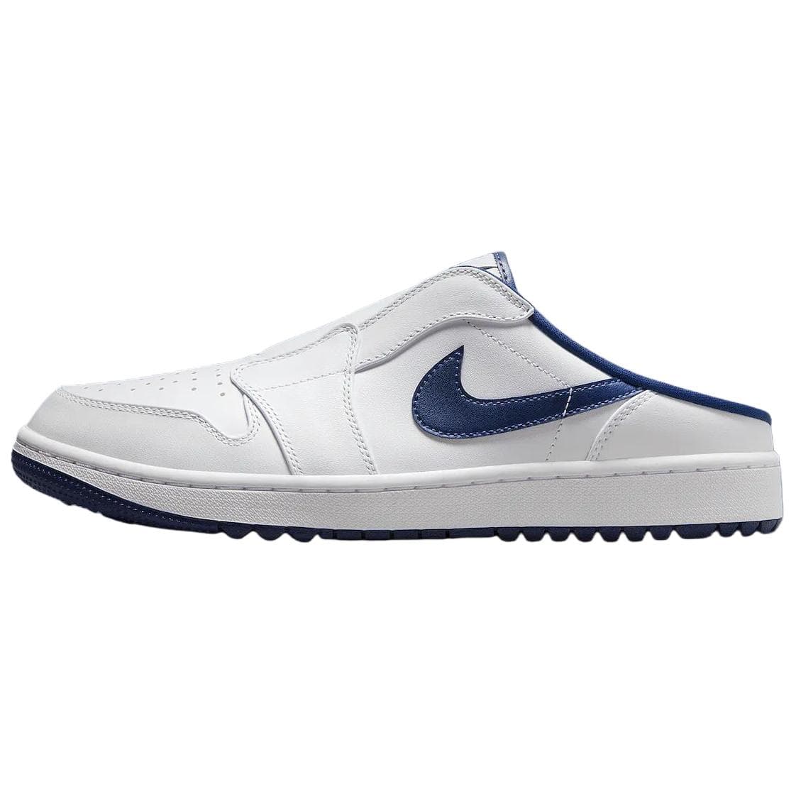 Кроссовки Jordan Air Jordan 1 Low Топ Обувь для гольфа Мужская Белая и Синяя - изображение 1