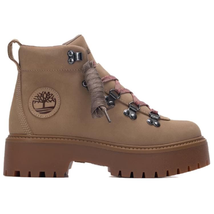 Ботинки Timberland Женские армейские ботинки длина до щиколотки коричневые - изображение 2
