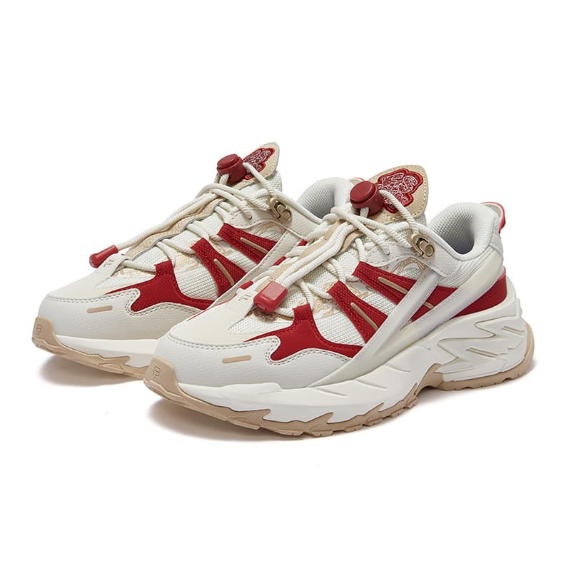 Кроссовки FILA FUSION Comet CNY Синцзи Обувь Низкий Верх Повседневная Обувь Женская Белая - изображение 3