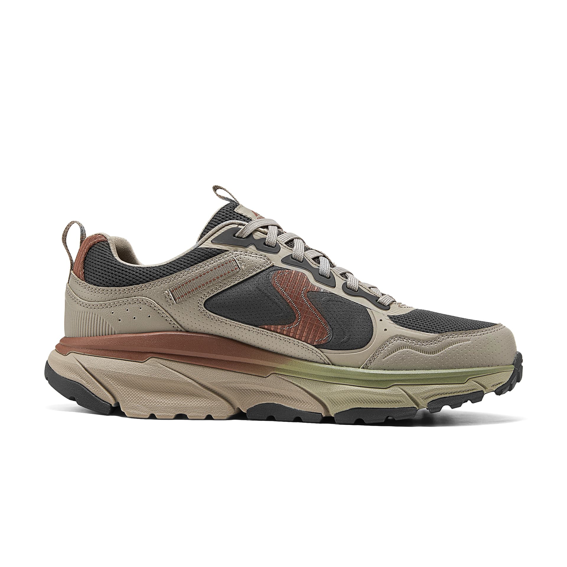 Кроссовки Skechers D'LUX JOURNEY Мода Низкий Топ Повседневная Обувь Мужская Тауповая - изображение 2