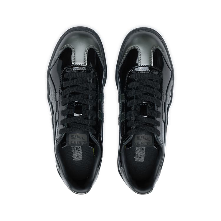 Кроссовки Onitsuka Tiger Tokuten Текстиль Кожа Низкий Верх Повседневная Обувь Унисекс Черный Серый - изображение 5
