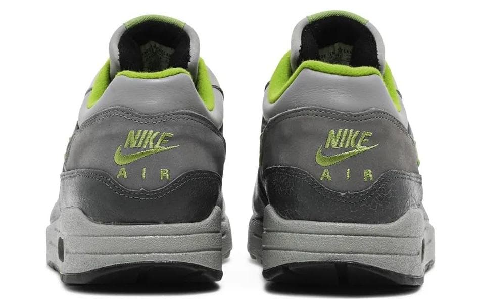 Кроссовки Nike X HUF Air Max 1 Лоу-топы Повседневная обувь Унисекс Серо-зеленый - изображение 4