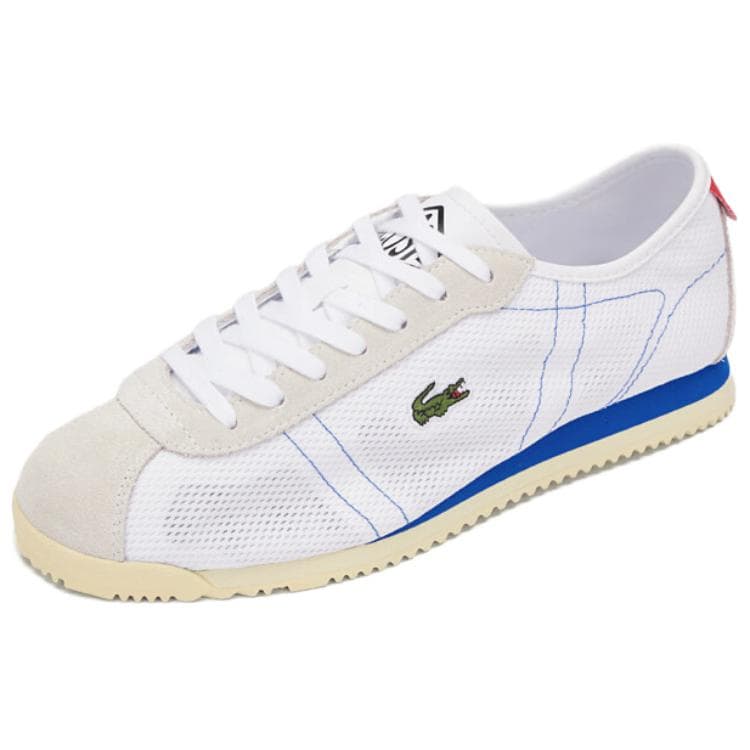 Кроссовки LACOSTE Клуб Низкий Топ Повседневная Обувь Мужская Белый Синий - изображение 2