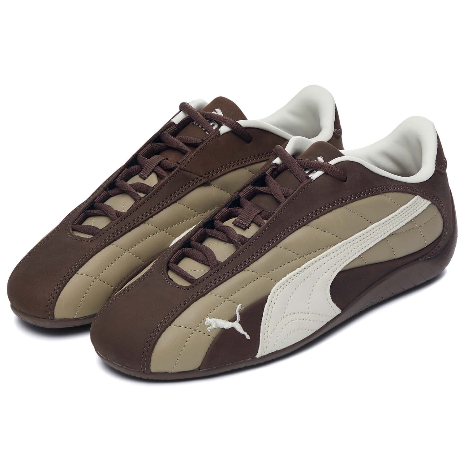 Кроссовки PUMA Speedcat Plus Low Top Повседневная обувь Унисекс Кофейно-коричневый - изображение 3