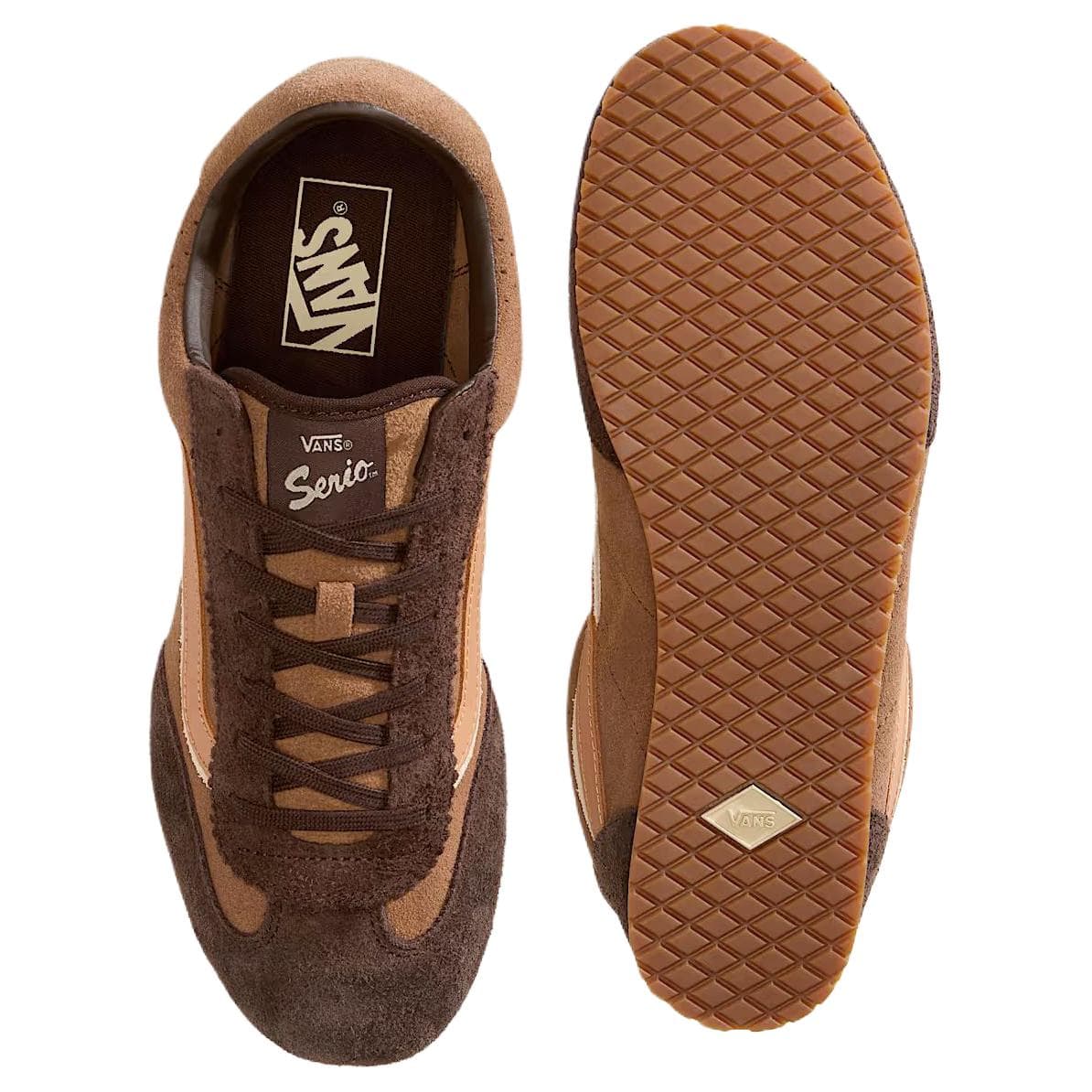 Кроссовки Vans Super Lowpro Низкий Топ Повседневная Обувь Унисекс Коричневый - изображение 4