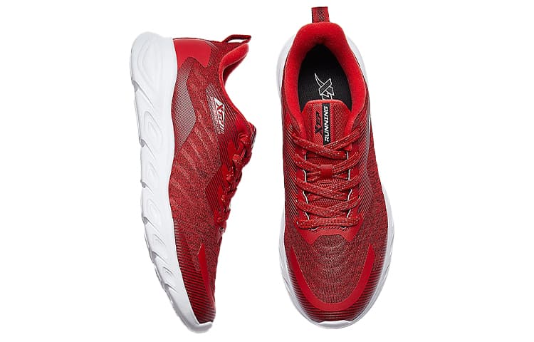 Кроссовки Xtep Breathable Casual Sneakers Red Black - изображение 4
