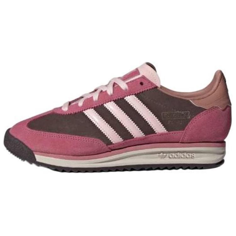 Кроссовки Adidas Originals SL 72 RS Мягкий и Комфортный Низкий Топ Повседневная Обувь Женская Розовая - изображение 1