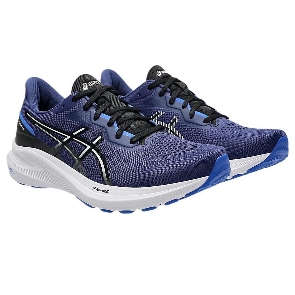 Кроссовки Asics GT 1000 13 Удобная Износостойкая Низкий Верх Повседневная Обувь Мужская Синяя Белая - изображение 4