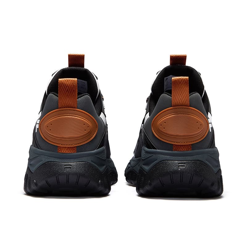 Кроссовки FILA FUSION FREEROAM Wander Shoes Низкие повседневные мужские кроссовки черно-белые - изображение 4