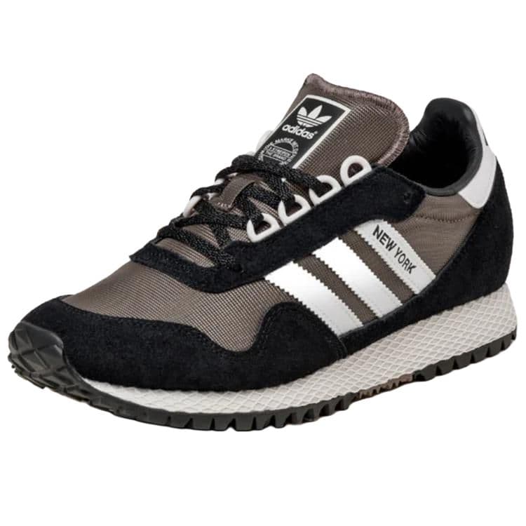 Кроссовки для бега Adidas Originals New York Кожа Низкие Кроссовки для Бега Унисекс Черные - изображение 3
