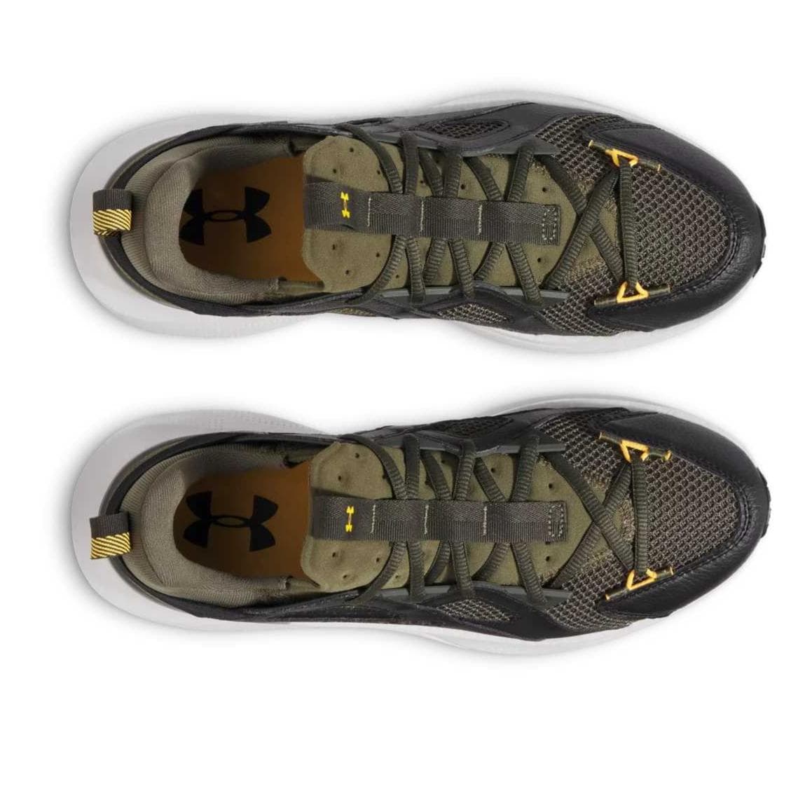 Кроссовки Under Armour Амортизация Низкий Топ Повседневная Обувь Унисекс Призрачно-Зеленый - изображение 4