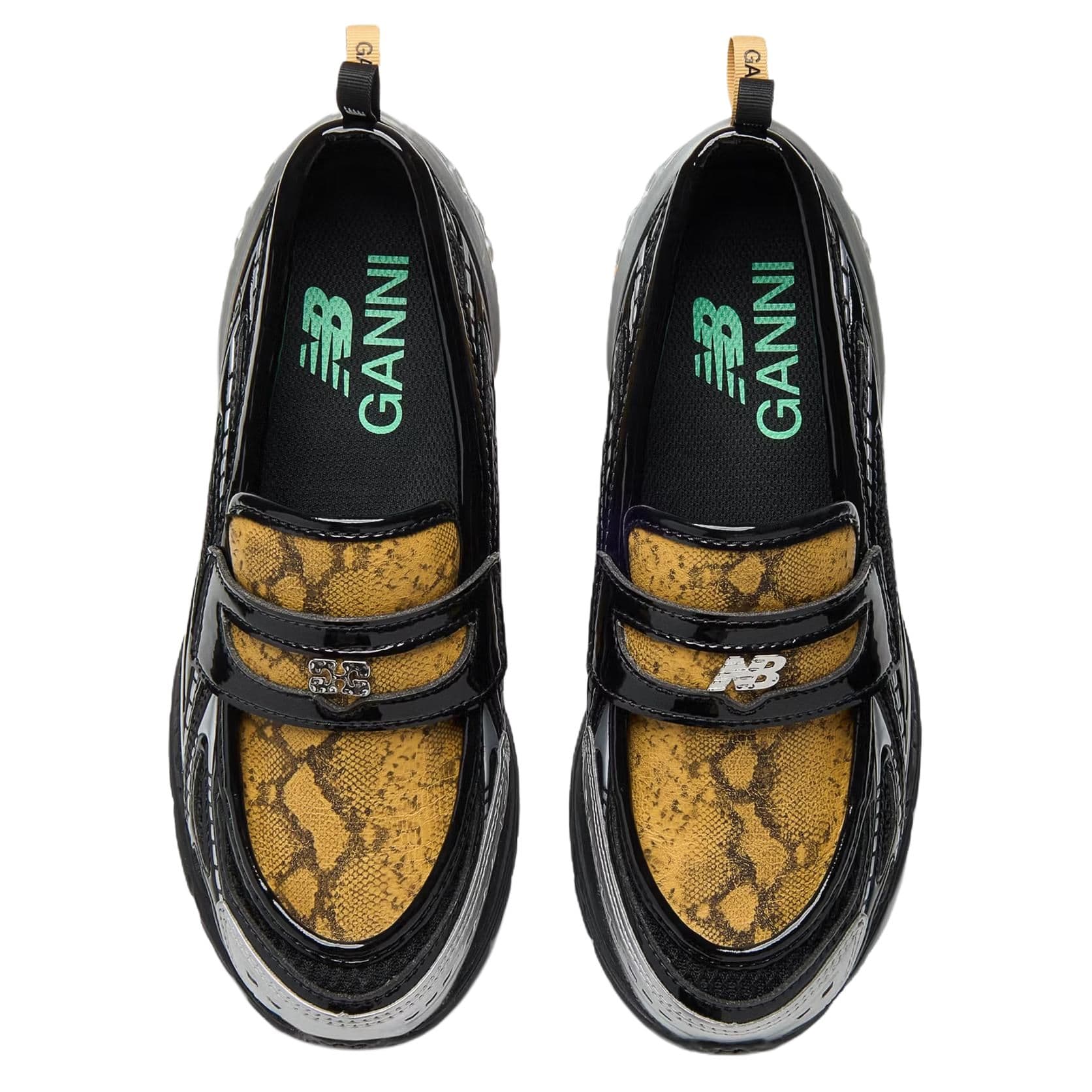 Кроссовки GANNI x New Balance 1906L Low Топ Лоферы Унисекс Черный Коричневый - изображение 4