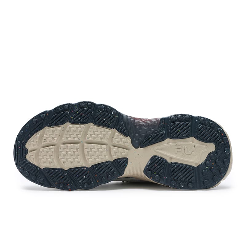 Кроссовки FILA Ферн Аbrasion Resistant Низкий Топ Повседневная Обувь Мужская Бежево-Зеленая - изображение 3