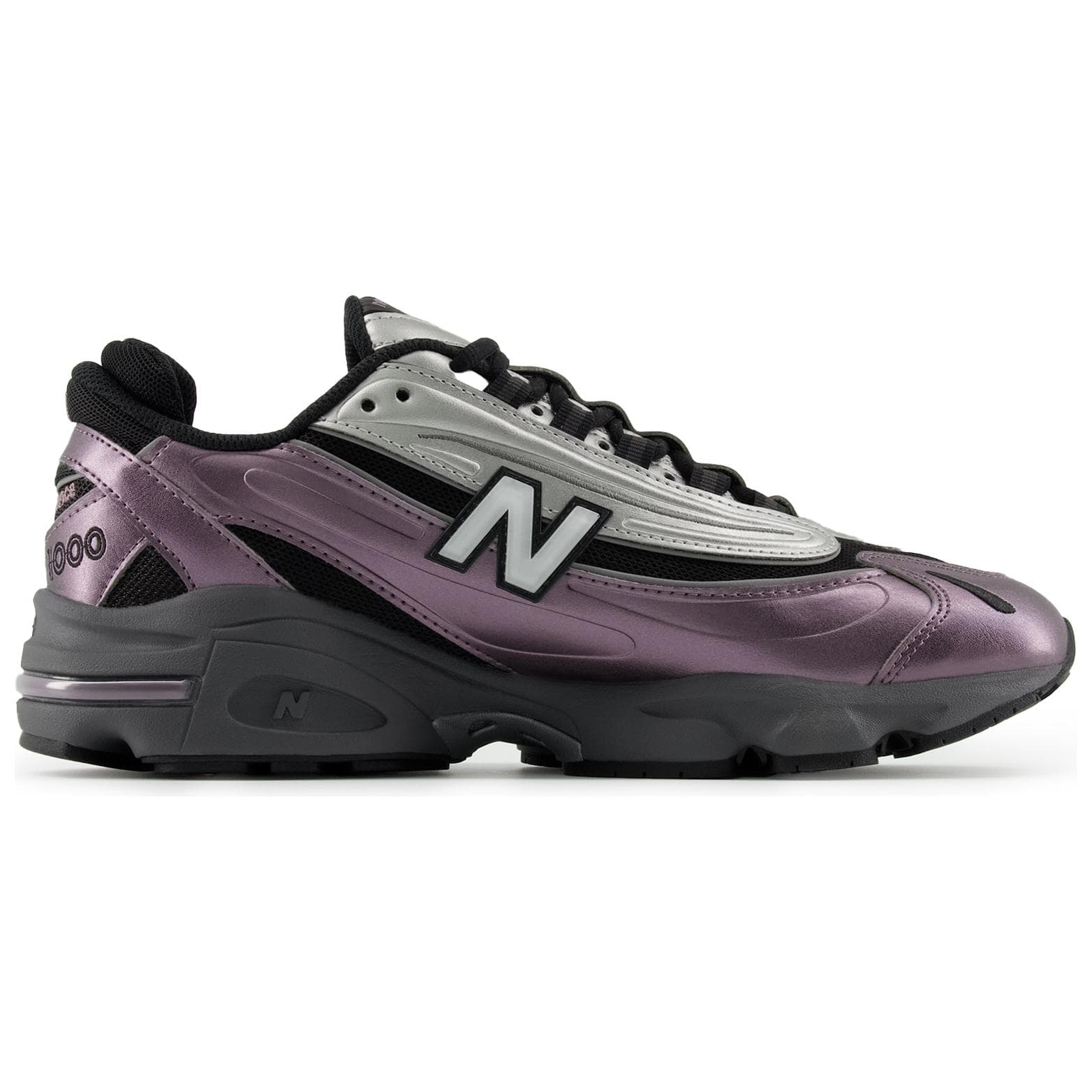 Кроссовки New Balance 1000 Износостойкий и Легкий Низкий Топ Повседневная Обувь Унисекс Черный Фиолетовый - изображение 2