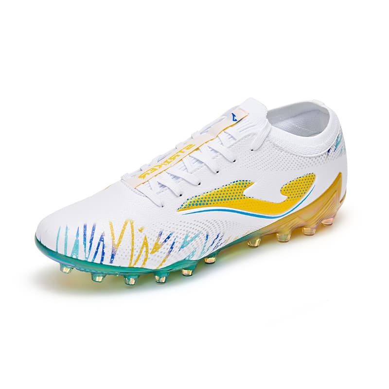 Кроссовки для футбола Joma MG Multi Ground Синтетическая кожа Футбольные бутсы Мужские Белый Золото - изображение 2