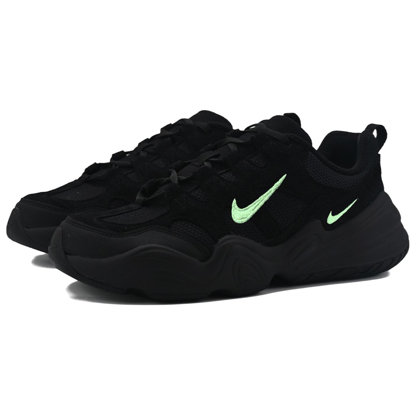 Кроссовки Nike Tech Hera Black Green - изображение 3