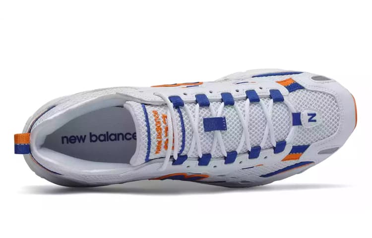 Кроссовки New Balance 827 White Blue Orange - изображение 3