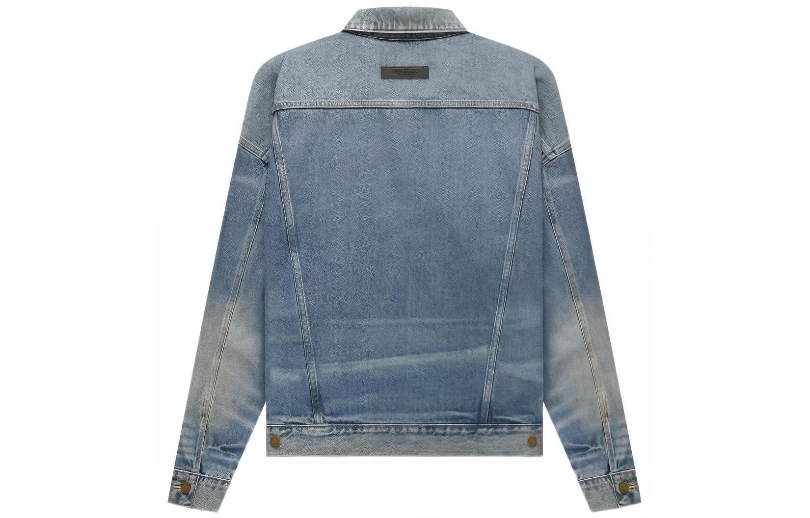 Джинсовая куртка Fear of God Essentials FW22 Trucker Jacket Indigo - изображение 2