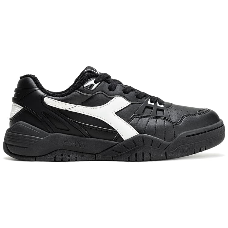 Кроссовки Diadora B.Action противоскользящие низкие теннисные кроссовки унисекс черно-белые - изображение 2