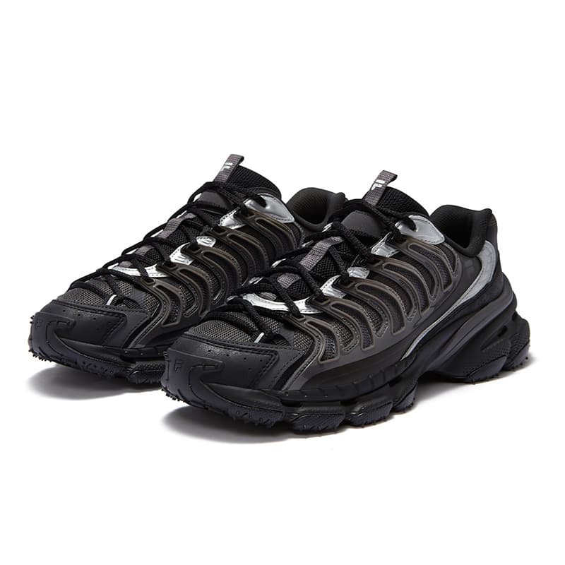 Кроссовки FILA FUSION BRACKET Starship Shoes Низкий Топ Повседневная Обувь Мужская Черная - изображение 3