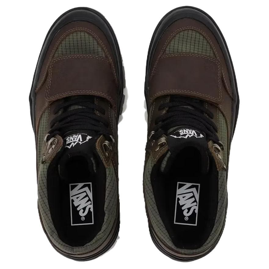 Кроссовки Vans Mountain Водонепроницаемый и Дышащий Поддержка Термический MID Топ Повседневная Обувь Унисекс Коричневый Зеленый - изображение 4