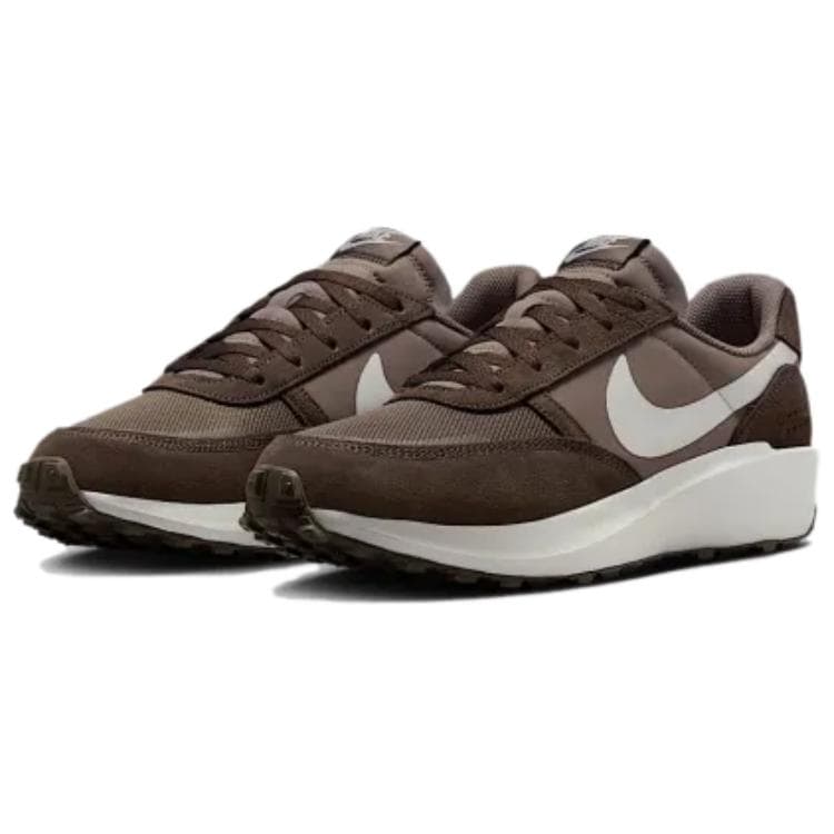 Кроссовки Nike Waffle Debut Противоскользящий Устойчивый к истиранию Низкий Топ Повседневная обувь Мужская Коричневая - изображение 2