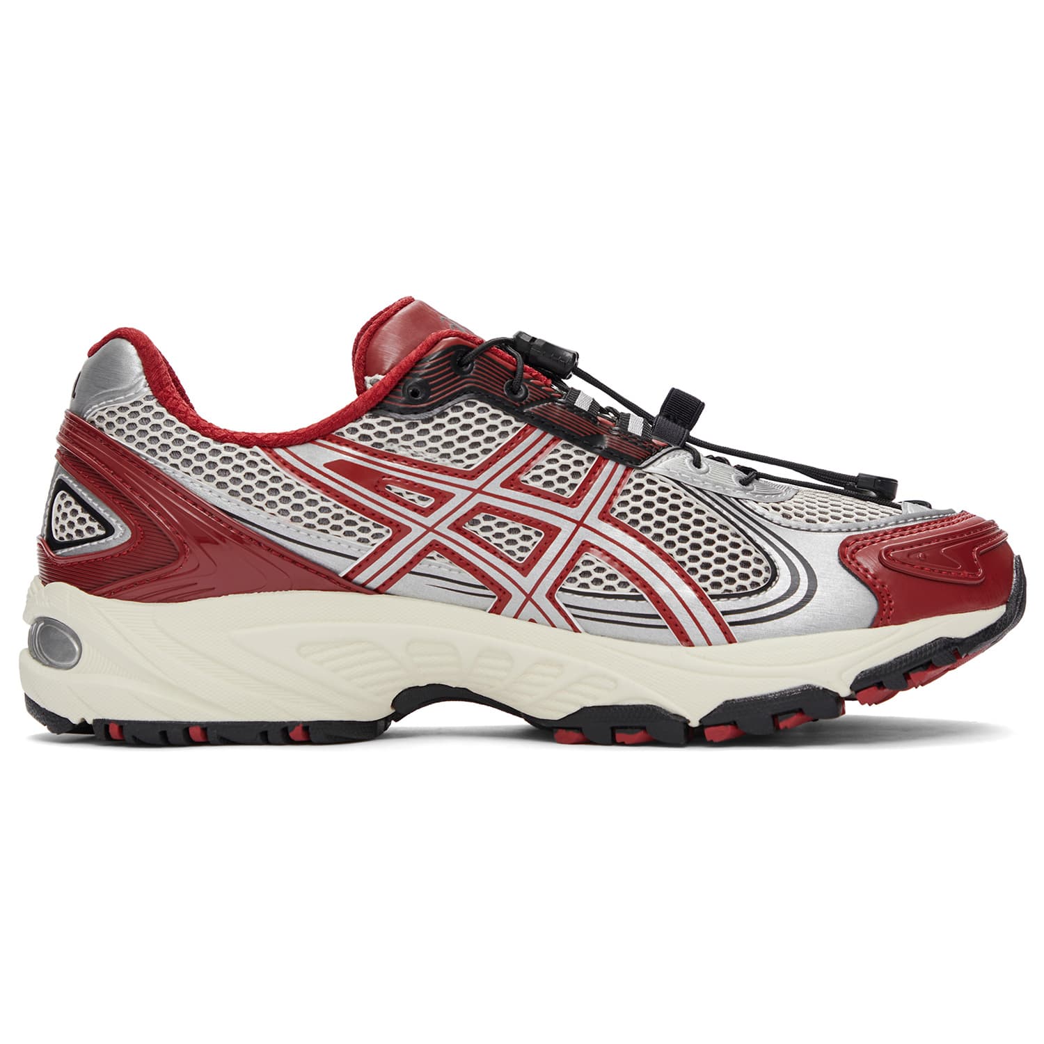 Кроссовки ASICS Gel Kahana TR V4 Низкие Кроссовки Для Повседневной Носки, Комфортные, Унисекс, Серо-красные - изображение 2