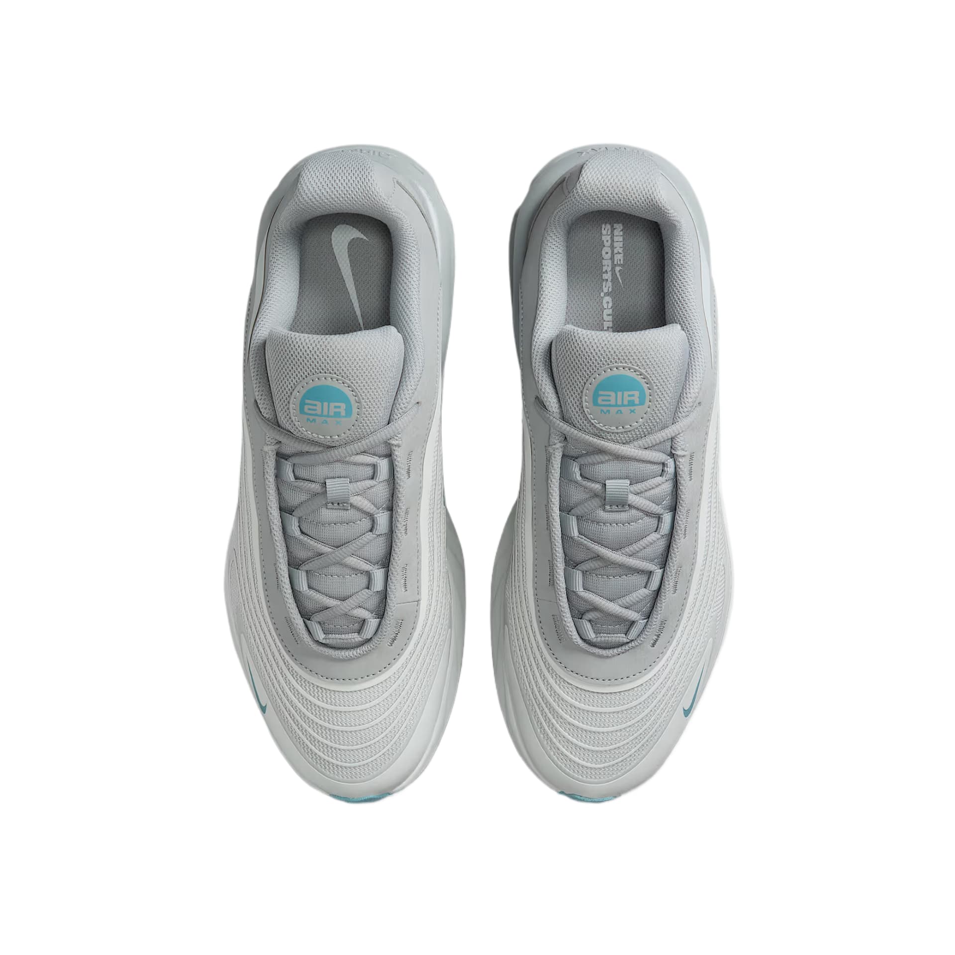 Кроссовки Nike Air max Пламя Ткань Амортизация Low Топ Повседневная обувь Мужской Серый - изображение 4