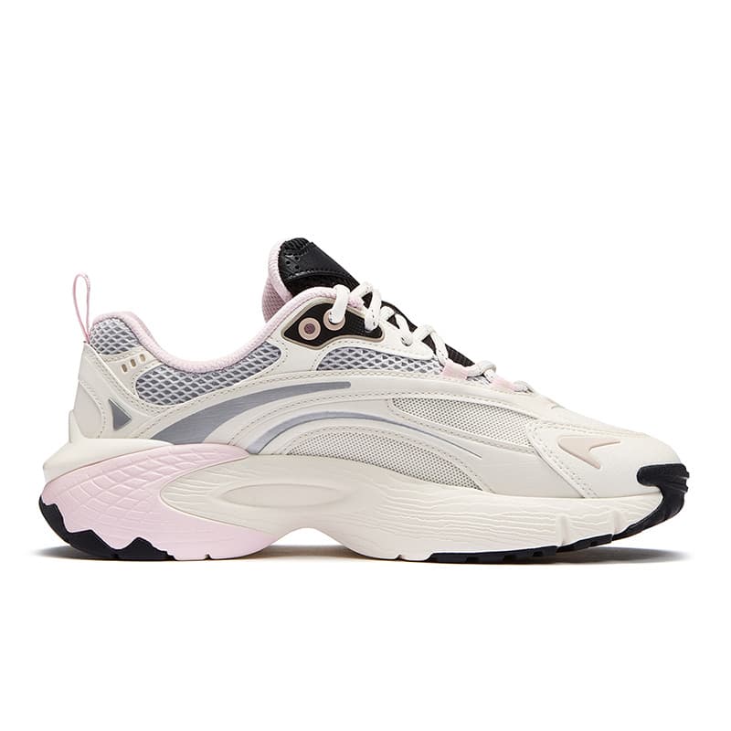 Кроссовки FILA FUSION Ring Low Top Повседневная обувь Женская Молочный Белый Антарктический Серый - изображение 2
