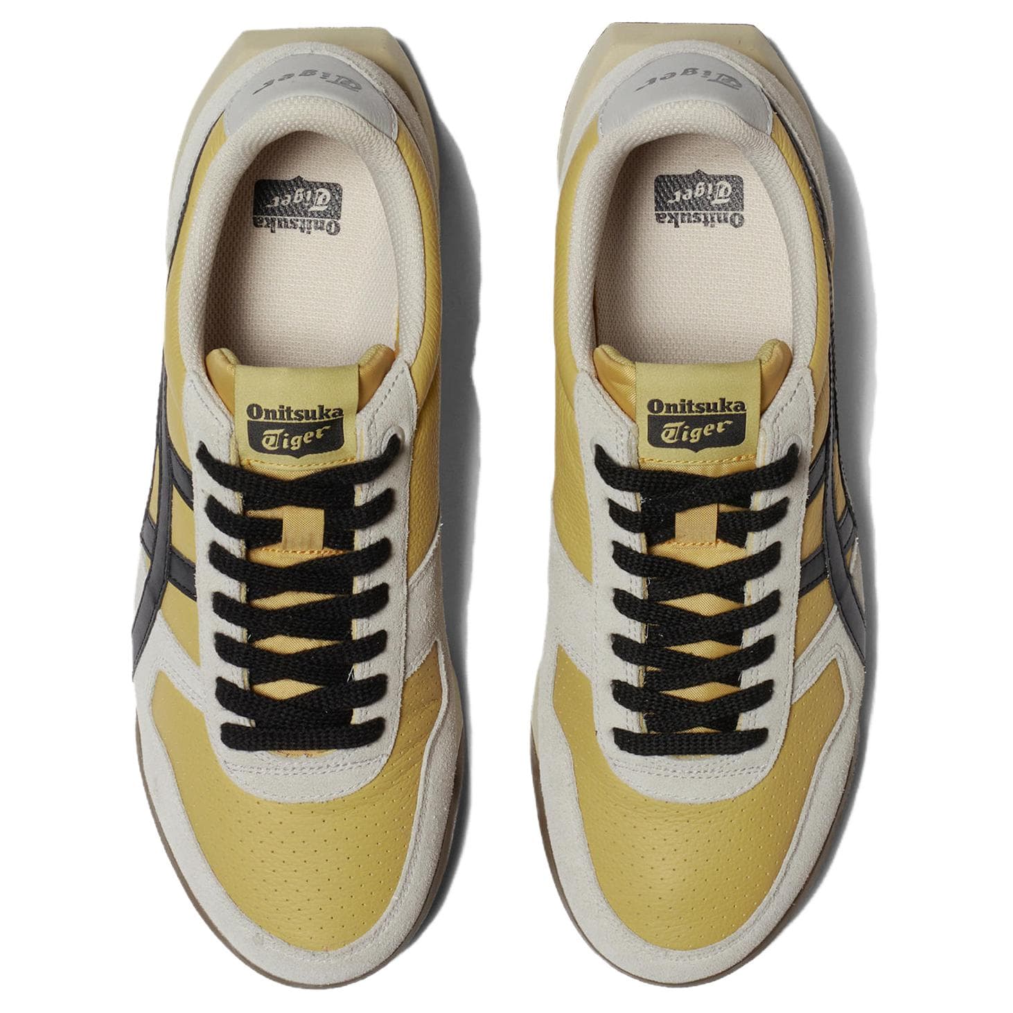 Кроссовки Onitsuka Tiger Ultimate 81 Устойчивая к истиранию Низкая Повседневная Обувь Унисекс Желтая - изображение 3