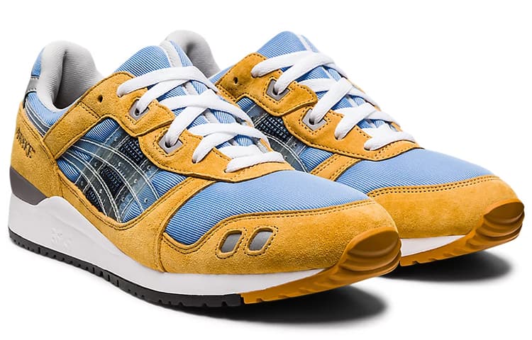 Кроссовки Awake NY x Asics Gel-Lyte 3 OG Blue Yellow - изображение 3