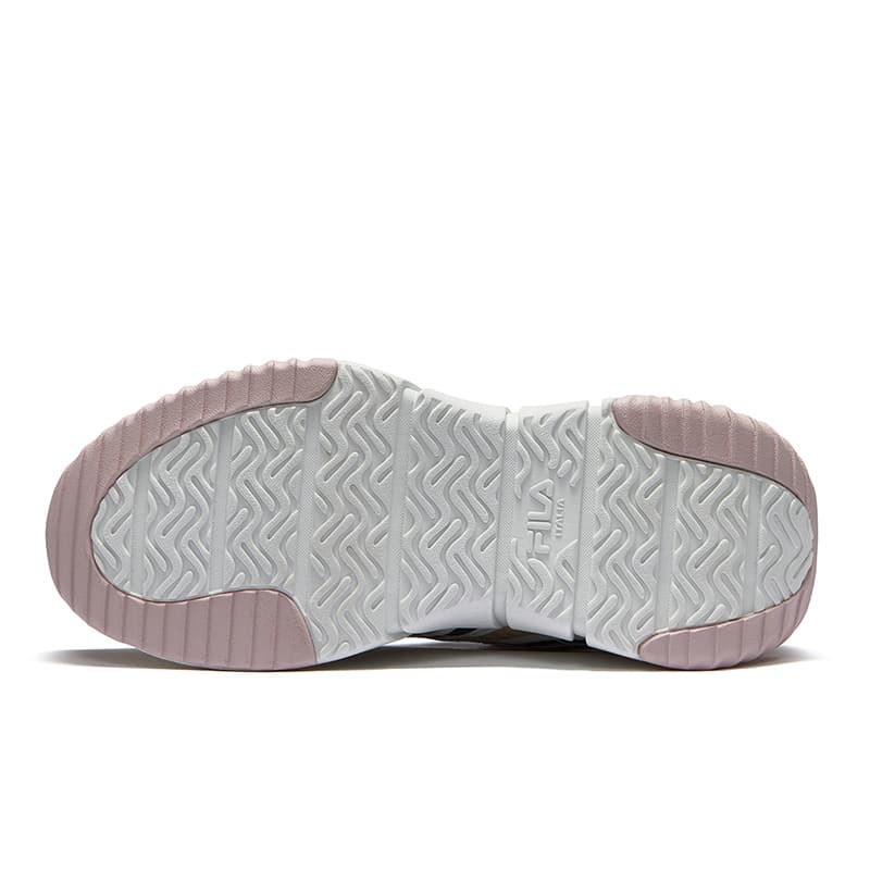 Кроссовки FILA FUSION BONE II Vertebra Shoes 2 Дышащий Low Топ Повседневная обувь Женские Серый белый - изображение 4