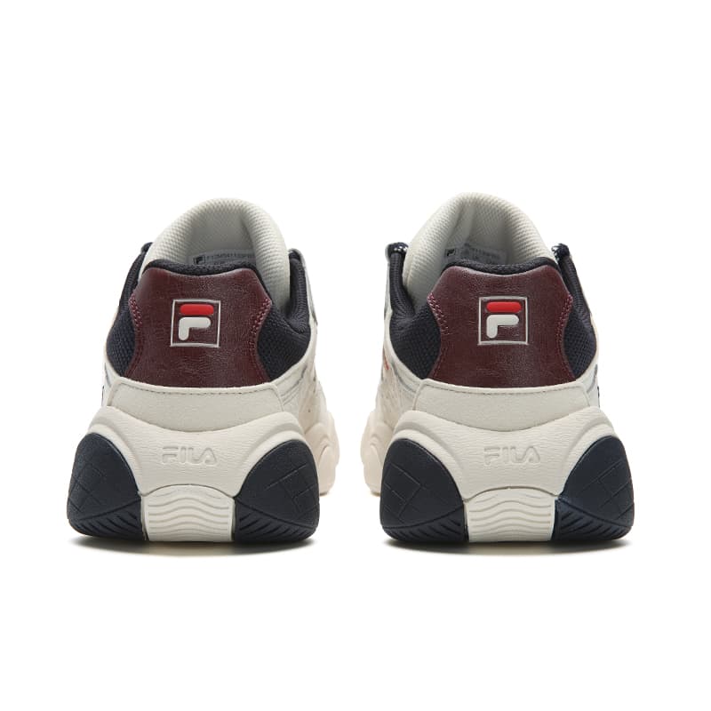 Кроссовки FILA JAGGER 2025 Износостойкий Легкий Низкий Топ Повседневная Обувь Мужская Серый Синий - изображение 5
