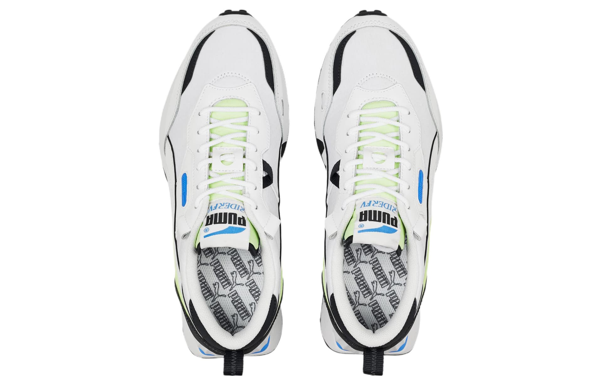 Кроссовки PUMA Rider FV Ultra White Blue Green - изображение 4