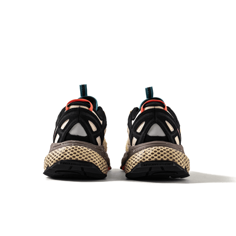 Кроссовки ANTA SNEAKERVERSE Противоскользящая Устойчивая к износу Низкий Топ Повседневная Обувь Мужская Бежевая Коричневая Черная - изображение 4